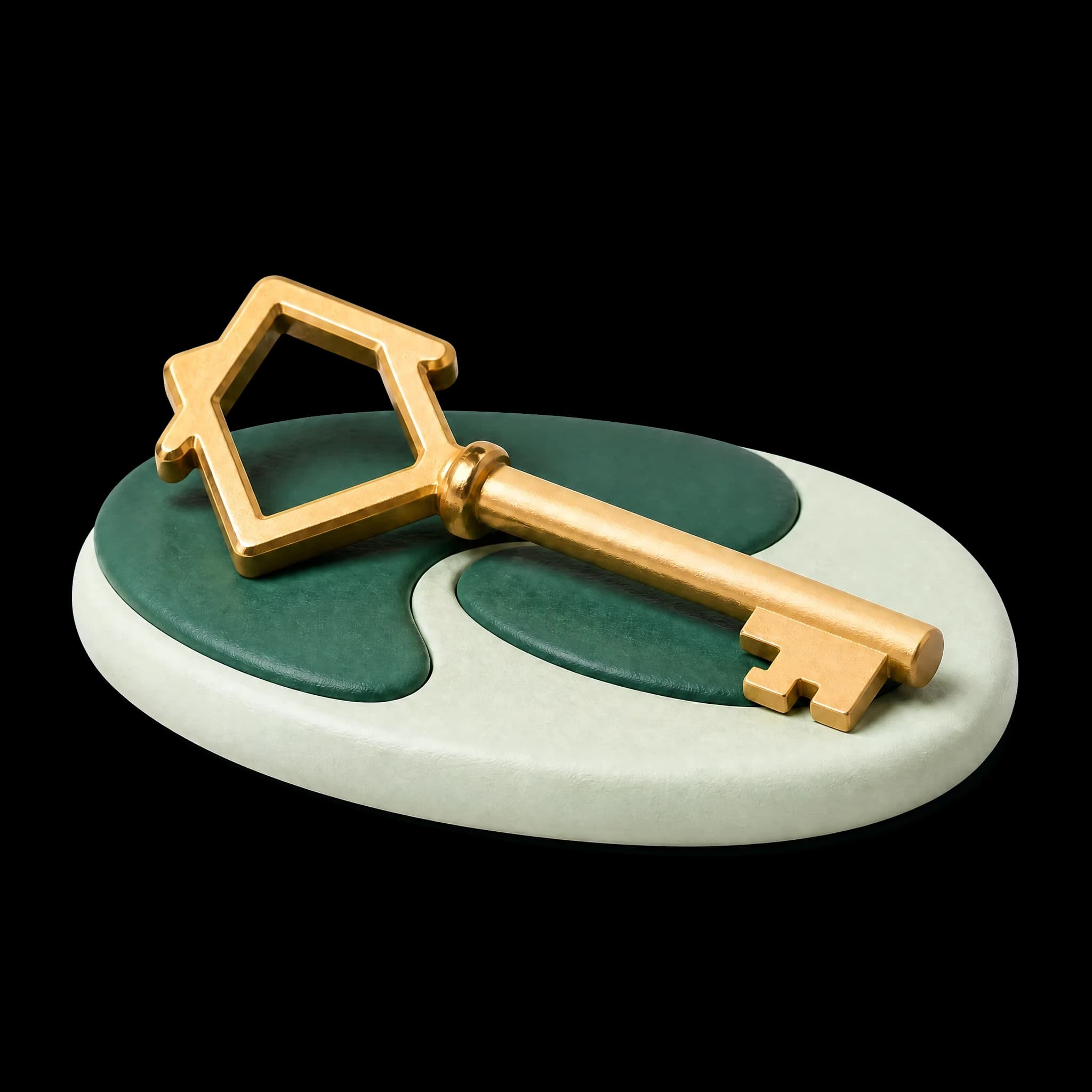 The InvestorKit Golden Key, recognising client equity milestones